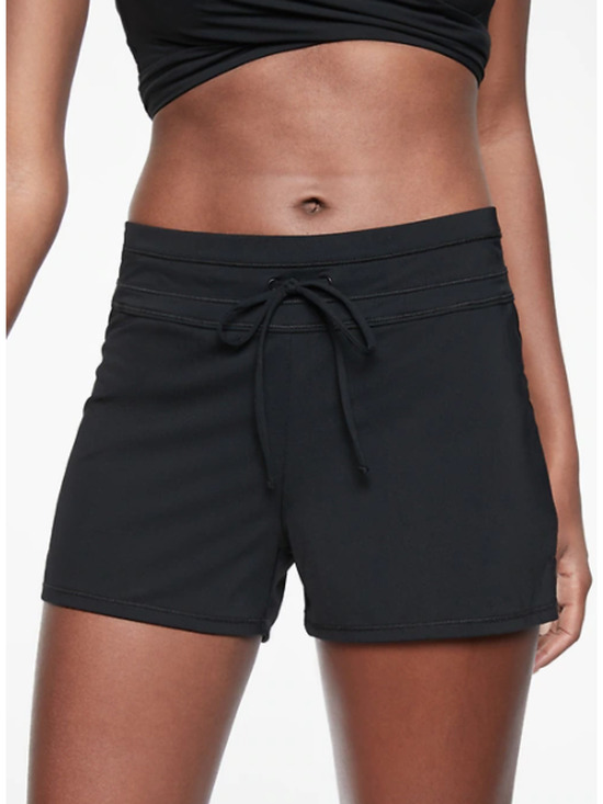 Athleta Other - Athleta XS black Lahaina Short swim bathing wetsuit cover up surf SUP bikini UPF